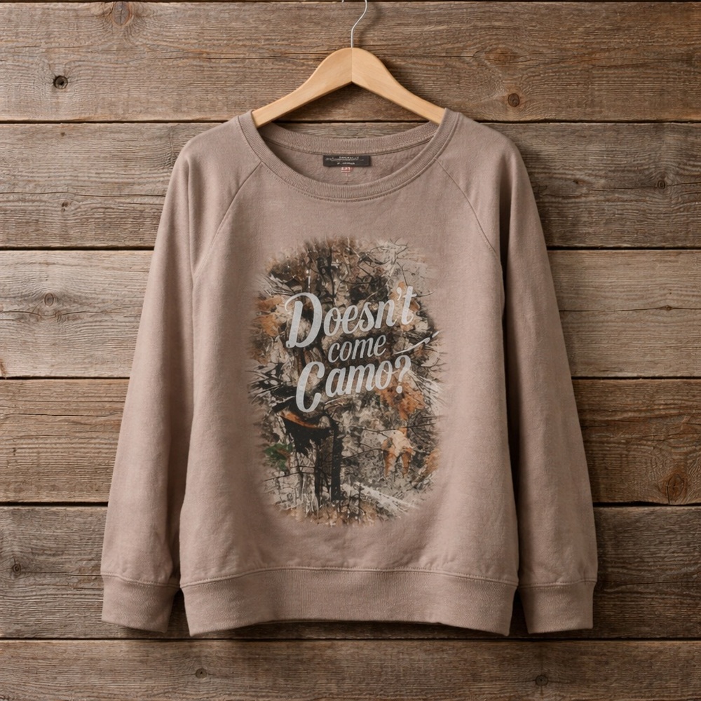 Real Tree Medium Teen Long Sleeve Polyester Cotton Blend Deer Hunting Shirt